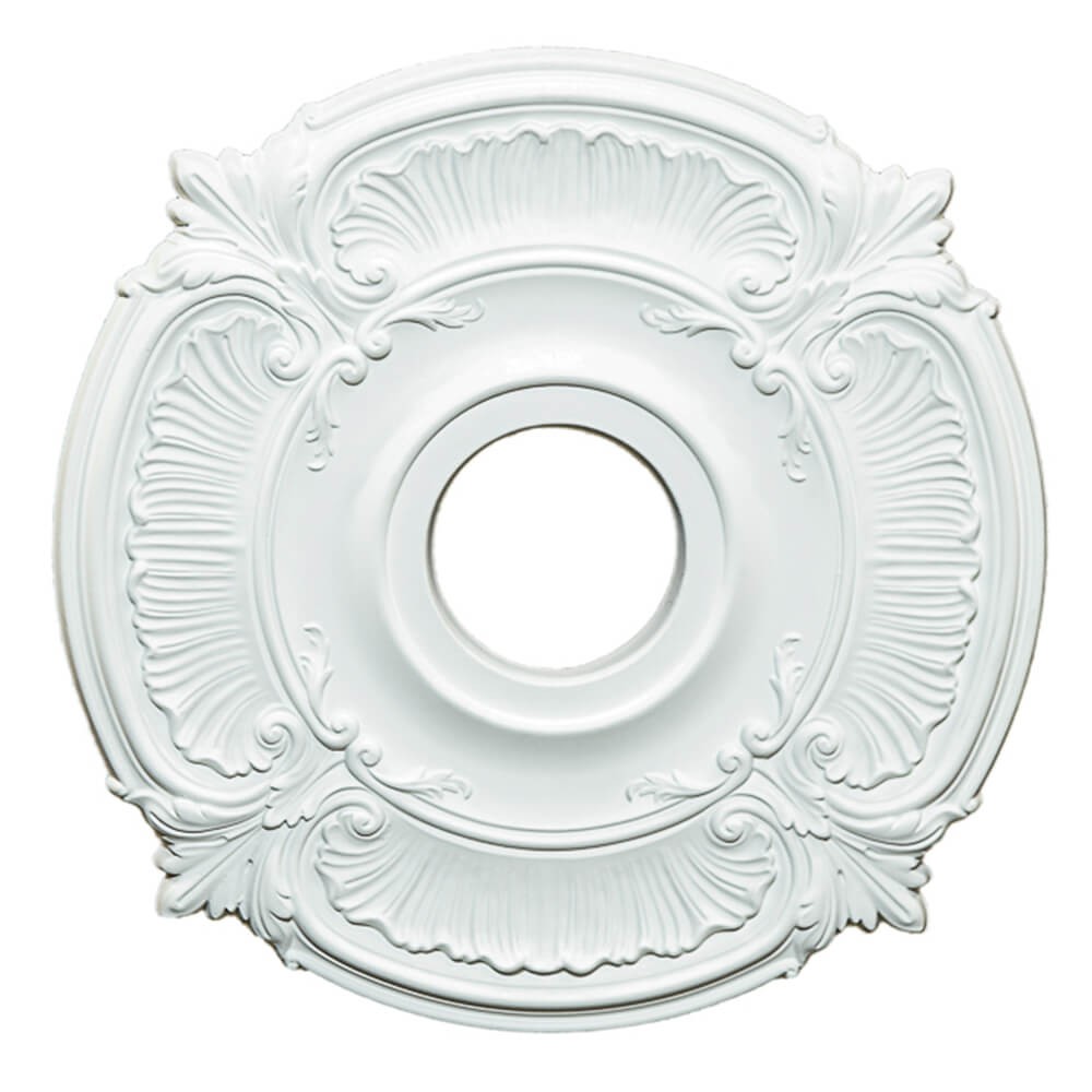 Focal Point Rondel Medallion in Primed White 18-Inch 